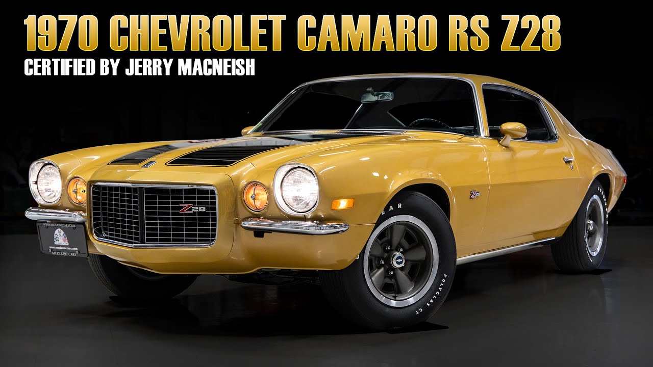 1970 Chevrolet Camaro RS Z28 - Certified by Jerry MacNeish