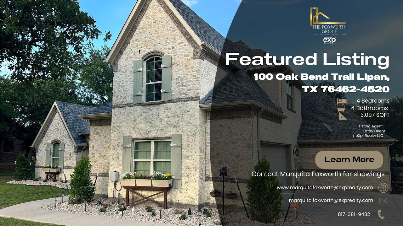 100 Oak Bend Trail Lipan, TX 76462 4520 1