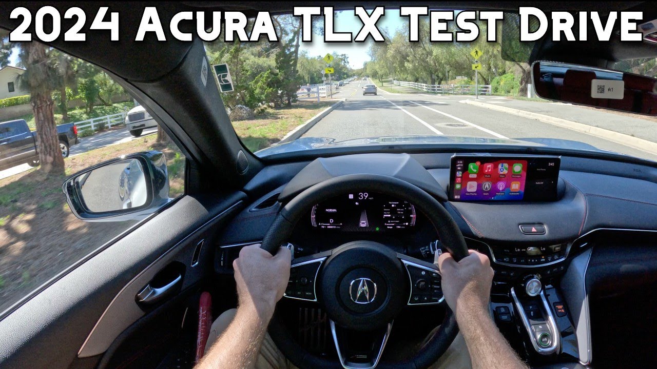 2024 Acura TLX A-Spec POV Test Drive