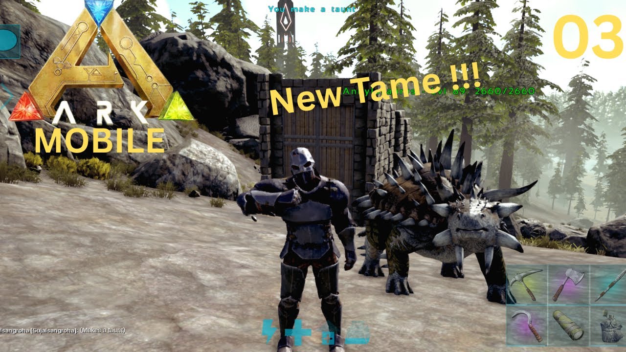 Taming some new dino but something got happen The Island Episode 03 | Ark Ultimate Mobile Edition
