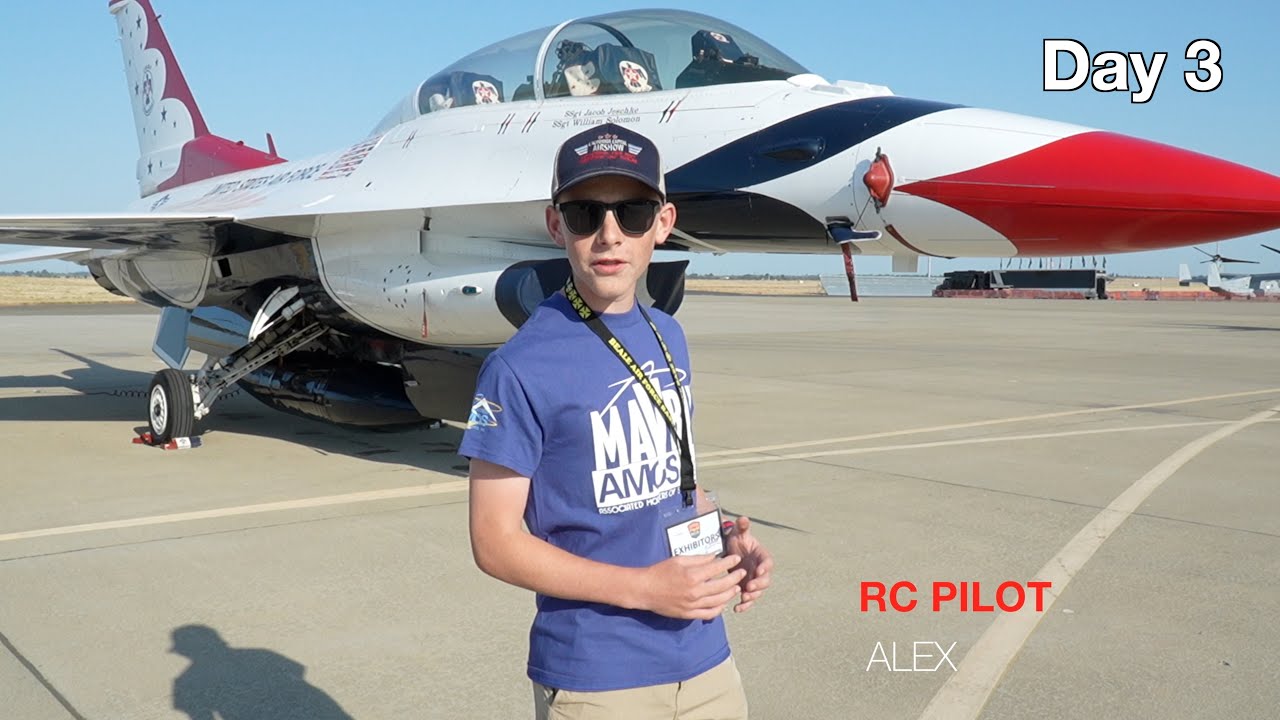 Beale AFB Day 3 – The Airshow! MIG-17, F/A-18, F-16 THUNDERBIRDS...