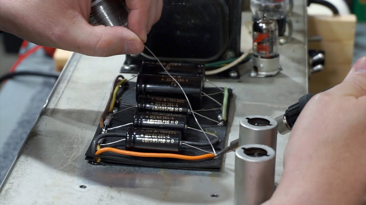 Совет 1: Замена конденсатора фильтра усилителя Fender Tube