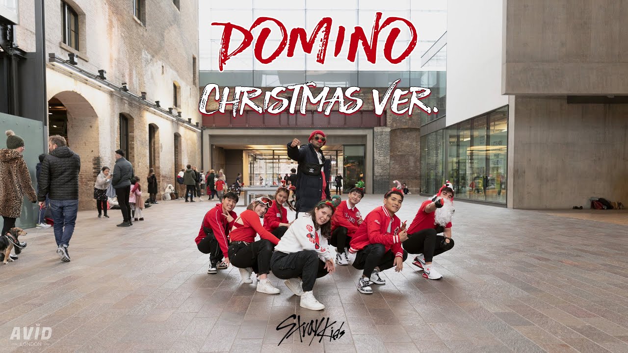 [KPOP IN PUBLIC LONDON] STRAY KIDS (스트레이키즈) - DOMINO (Christmas ver.) | Dance Cover by AVID LONDON