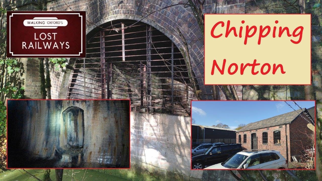 Chipping Norton railway tunnel explore and old station site (a building left). Links in description