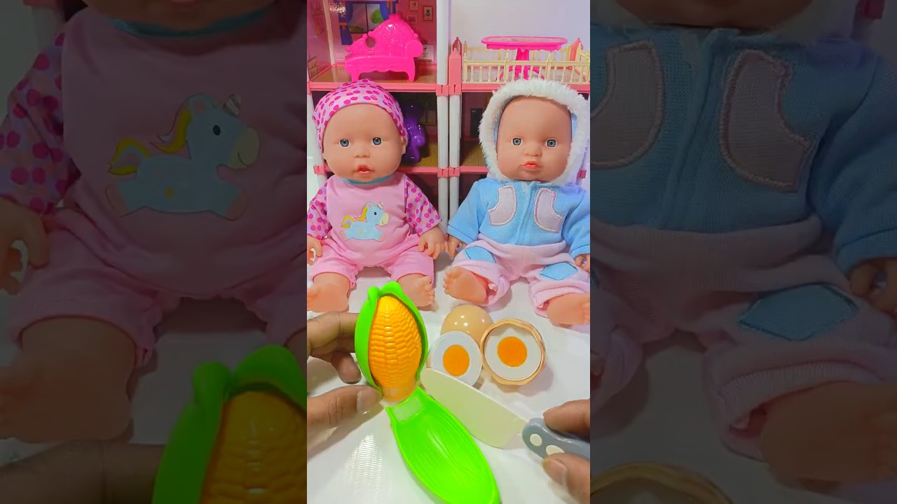 ASMR Unboxing Boys Eating Corn Egg Set | Satisfying ASMR Unboxing With My World Of Toys 