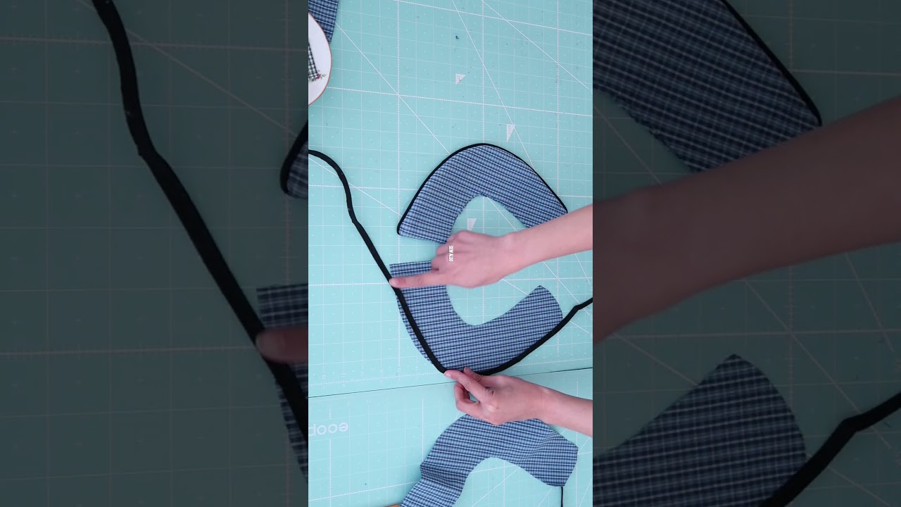 How to Sew a Peter Pan Collars with Piping Details #sewingtutorial
