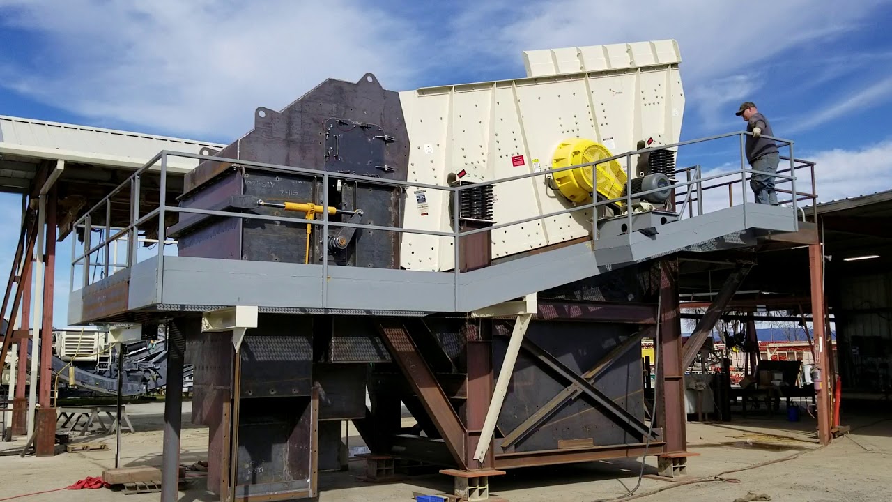 6x16 Metso screen clean run