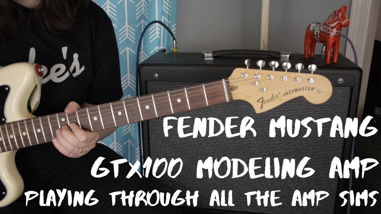 Fender Mustang GTX100 Modeling Amp: Going Through Each Amp Setting