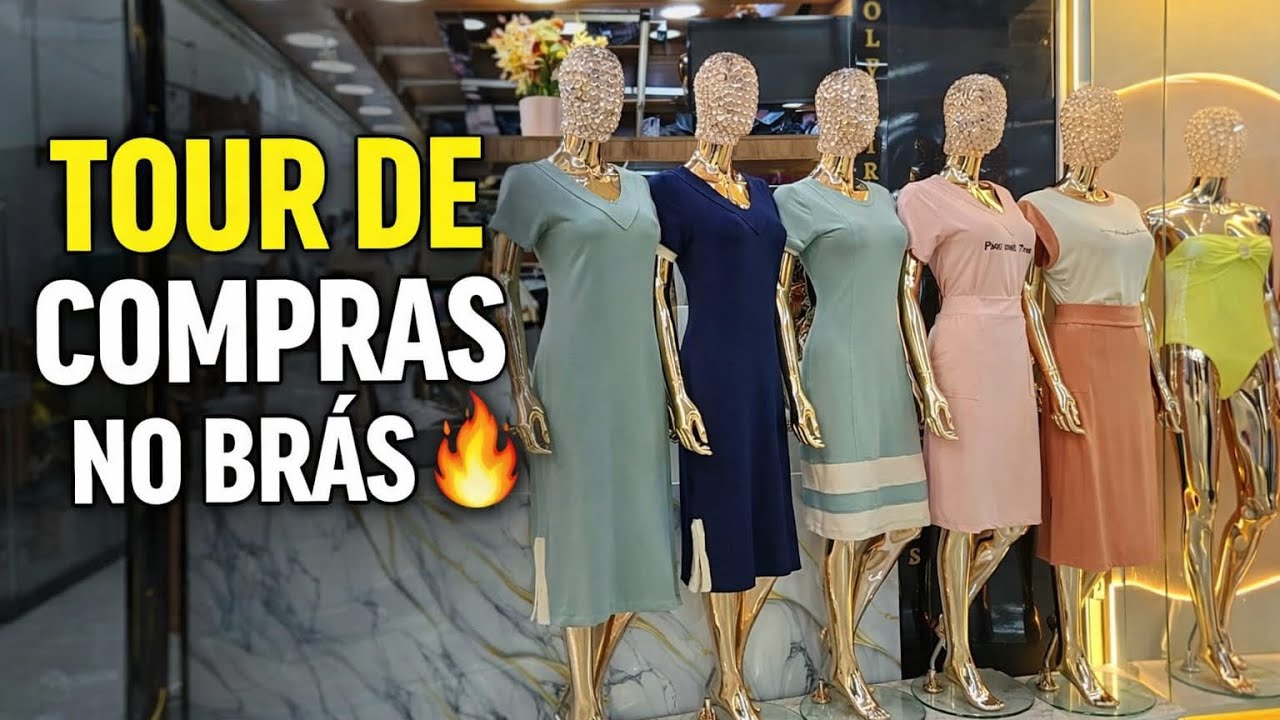 TOUR DE COMPRAS NO BRÁS | LOJAS QUE VALEM A PENA 💰🔥