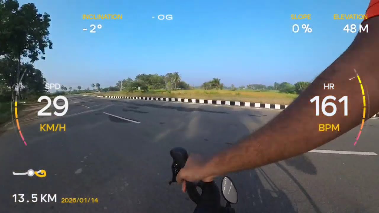 40km ride | 14/1/2026