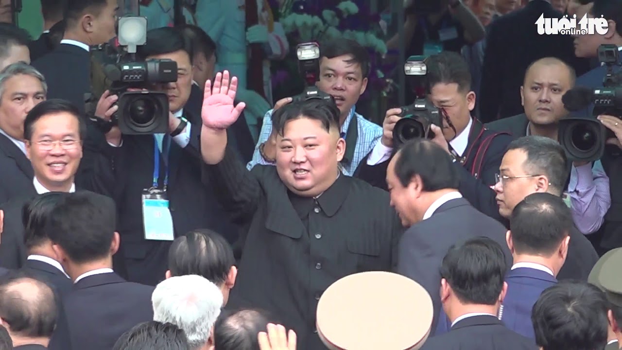 Quay chậm hình ảnh ông Kim Jong Un rời ga Đồng Đăng về nước
