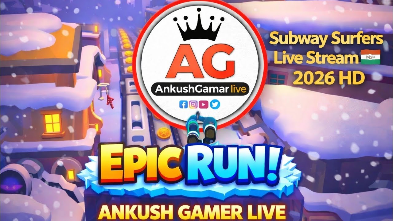 Subway surfers  live stream 🇮🇳 india 2026 HD video |   #viral trending #shortsfeed #new #games ||