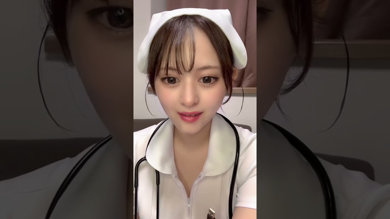 Beautiful Japanese Girl 🥰 Japanese Cosplay Nurse with Cute Voice ❤