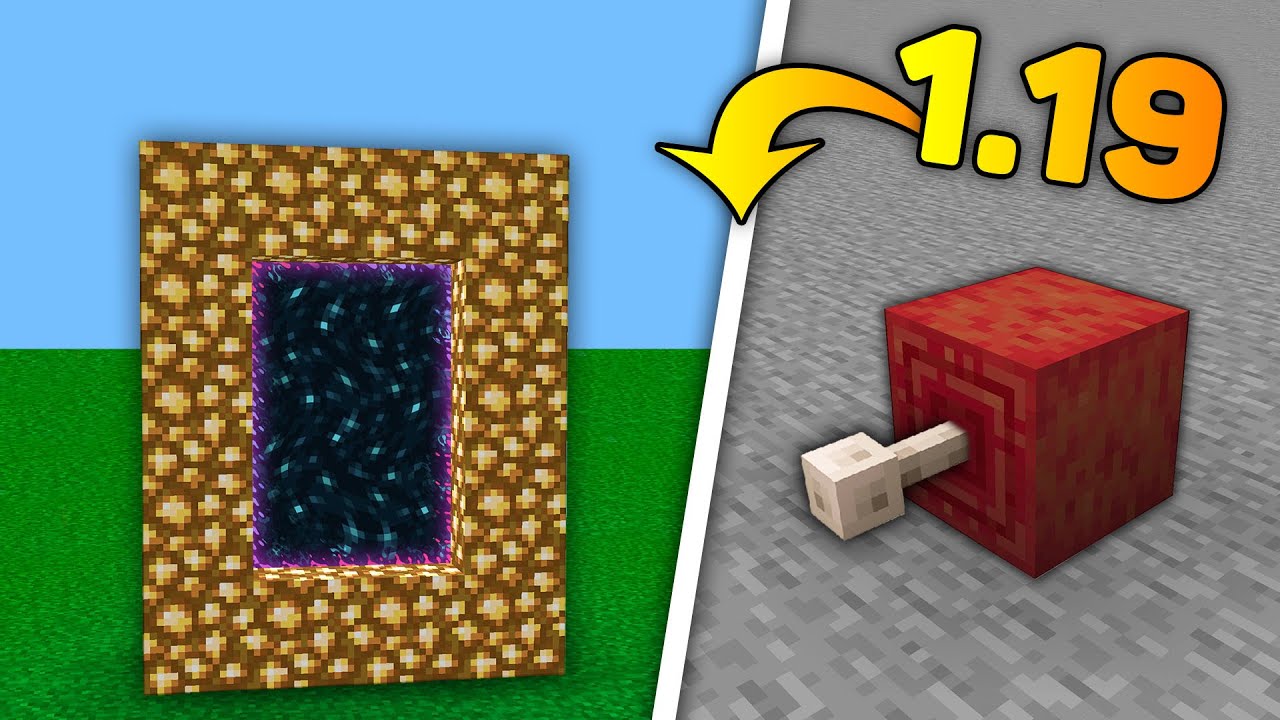 ÚŽASNÉ TRIKY v Minecraftu 1.19 – Portál, Robo-sochy,..