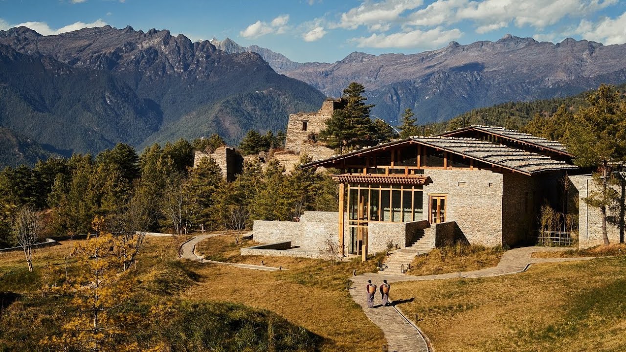 Six Senses Bhutan, Paro Lodge - full tour (5-star mountain lodge)