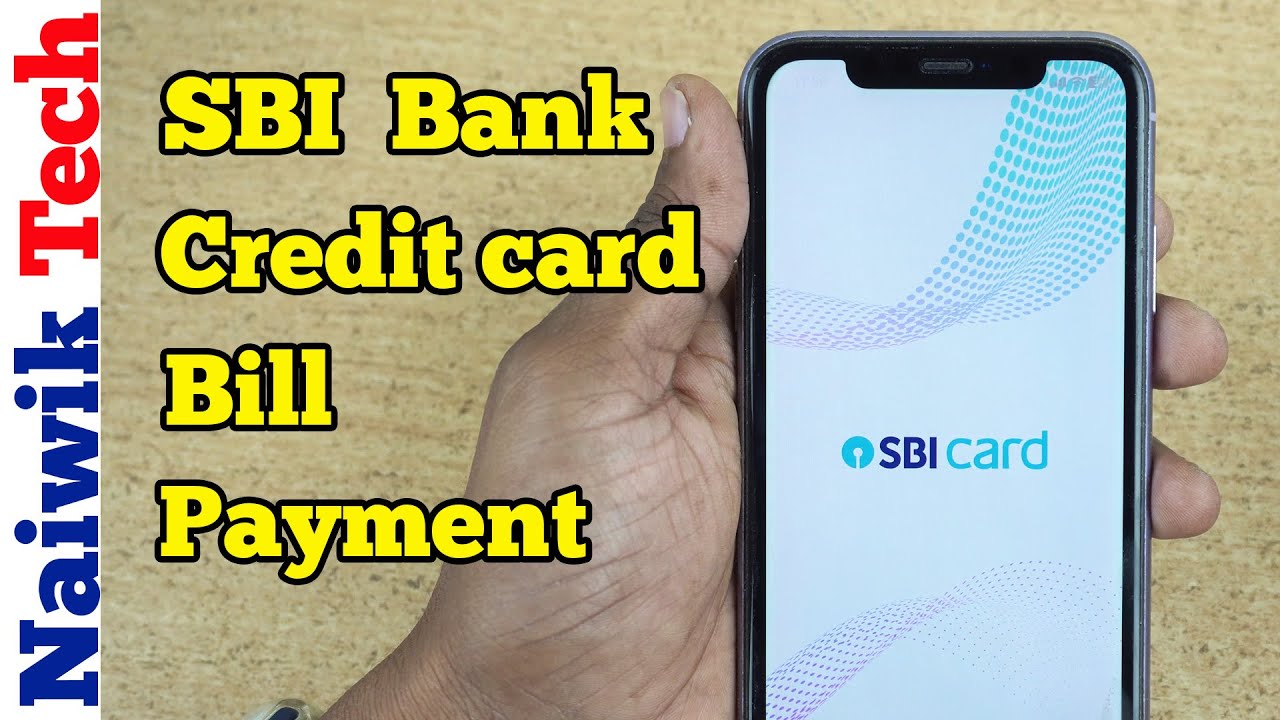 How to pay SBI Credit card Bill using SBI Mobile app