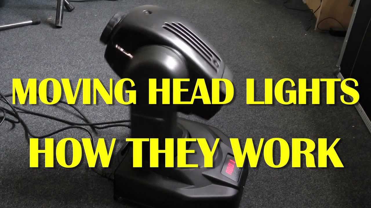 A LOOK INSIDE AN OLD MOVING HEAD LIGHT
