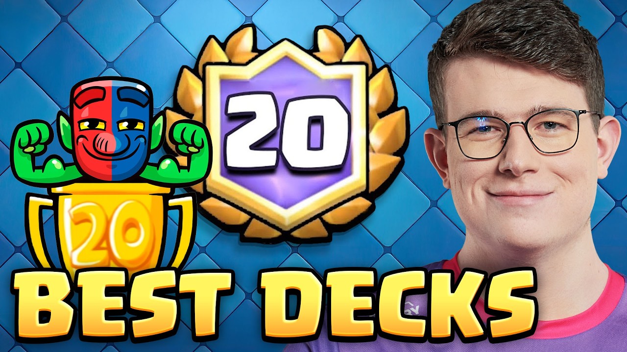 ТОП-5 ЛУЧШИХ КОЛОД ДЛЯ ИСПЫТАНИЯ НА 20 ПОБЕД В CLASH ROYALE! 🏆