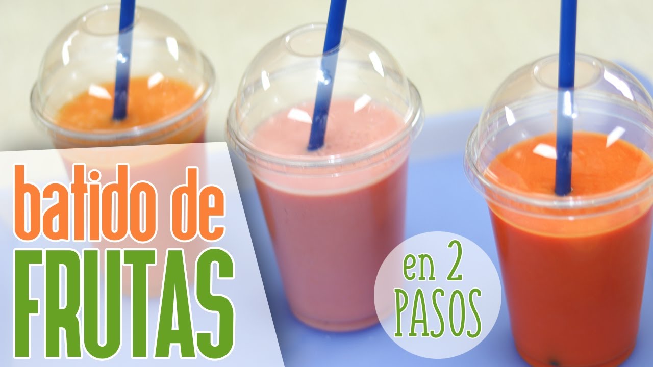 💥BATIDOS DE FRUTAS ► Licuados Refrescantes de Guayaba PAPAYA Mamey