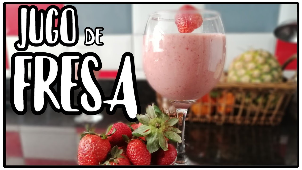 Jugo de Fresa con QUÍNUA / La Tía Milly