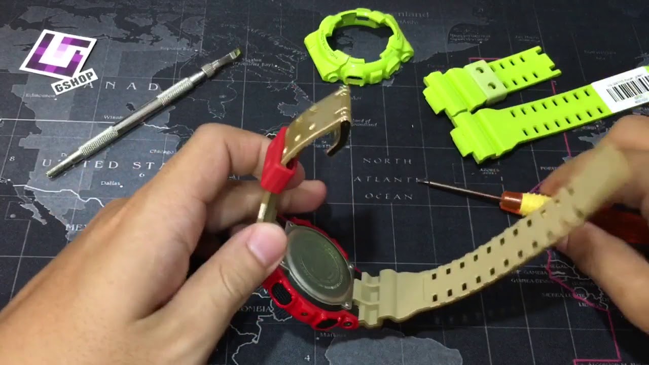 Custom GSHOCK GA110GB Iron Man thành Hulk !!!