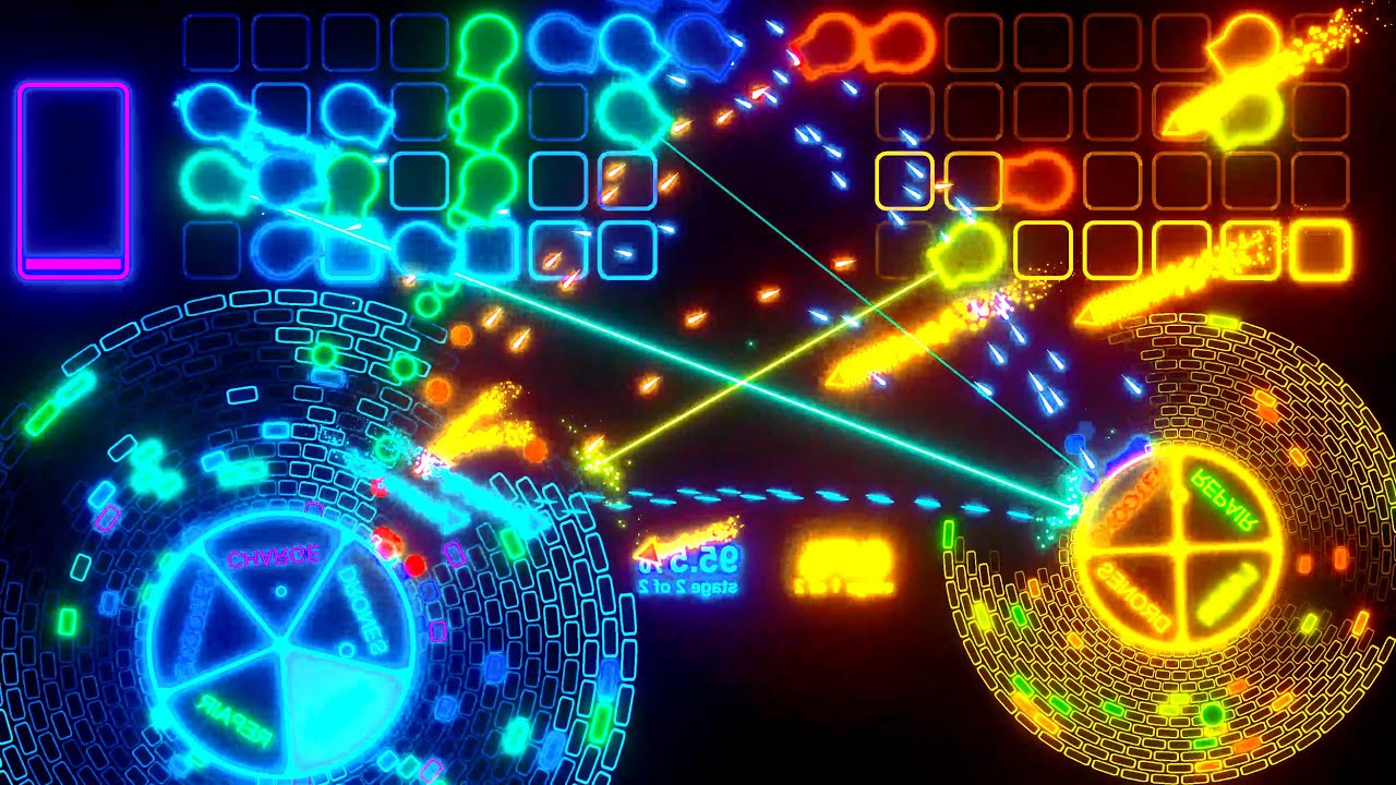 Neon Core Destruction Battle