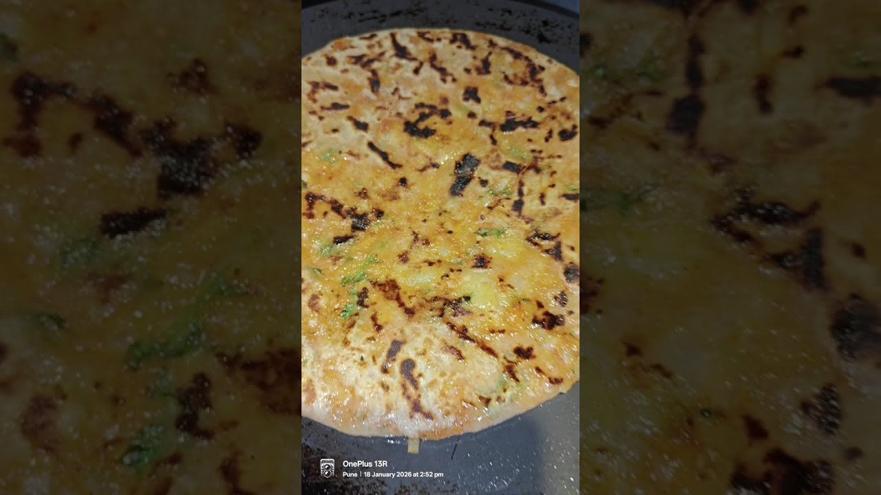 Aloo ka Paratha and Boondi Raita in my style 😋👌🏻