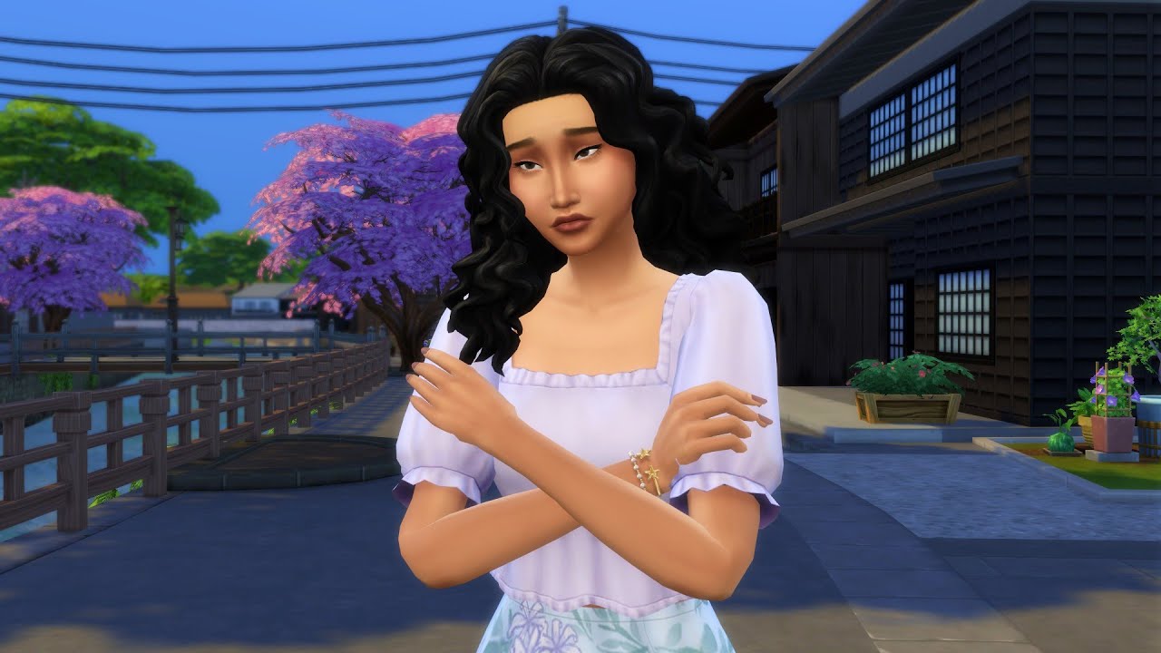 A espera está deixando ela tensa | Do lixo ao luxo: A vida de Hana | Episódio 10 - The Sims 4