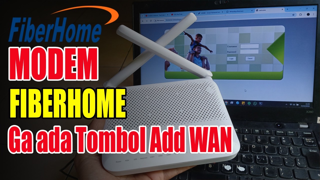 Solusi Menu Add WAN Hilang di Fiberhome | Cara Aktifkan WAN Fiberhome