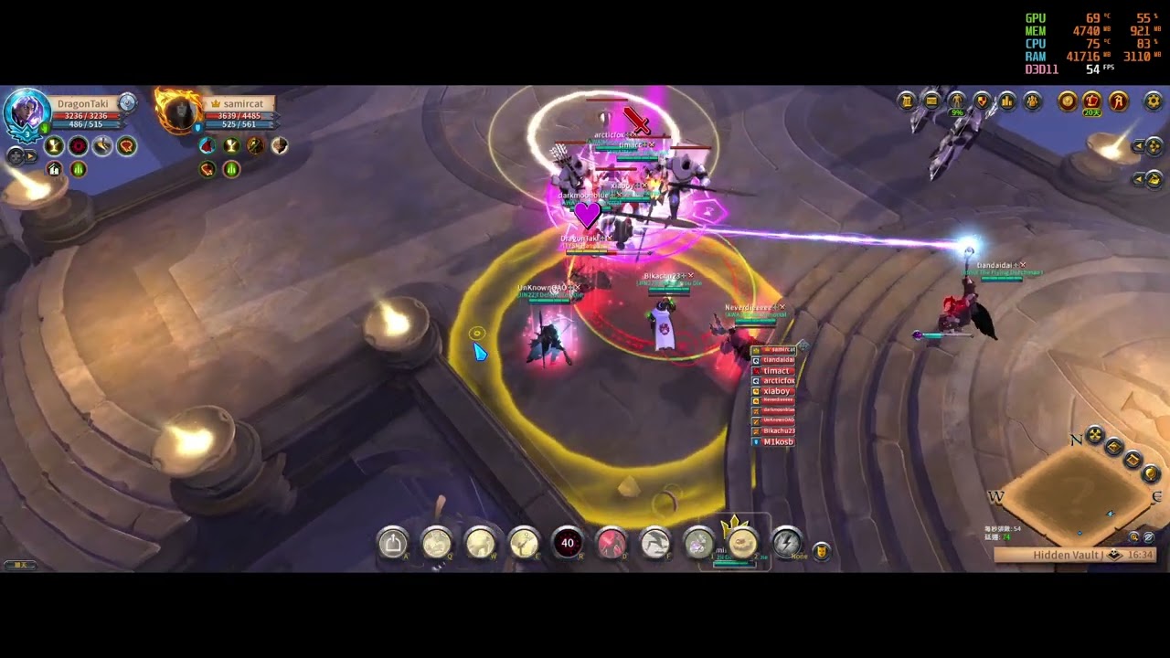 Albion Online | 2025/03/09 AVA Raid | T8.3 | Main healer | 1st