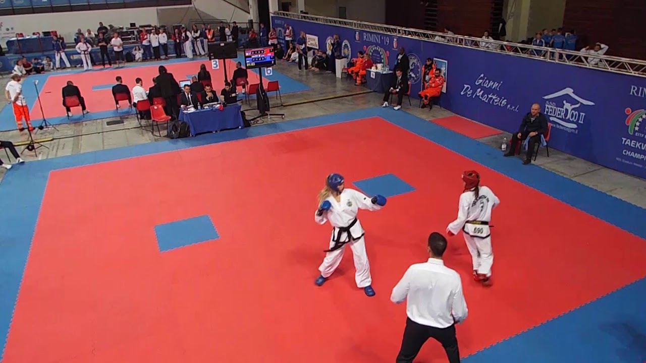 Inga Palu (EST) v Liubov Spyrydonova (UKR) - Female -62Kg Sparring Semi Final
