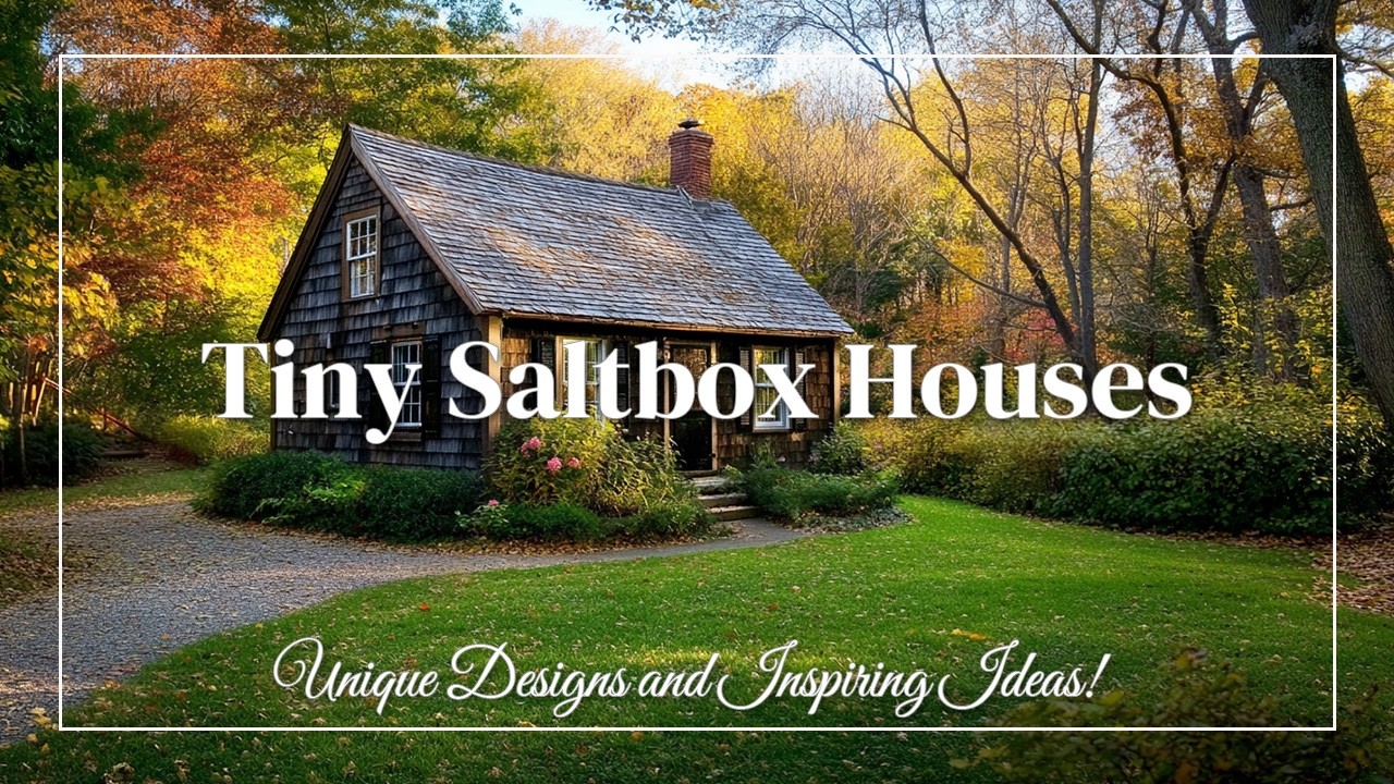 Tiny Saltbox Houses Unique Designs and Inspiring Ideas