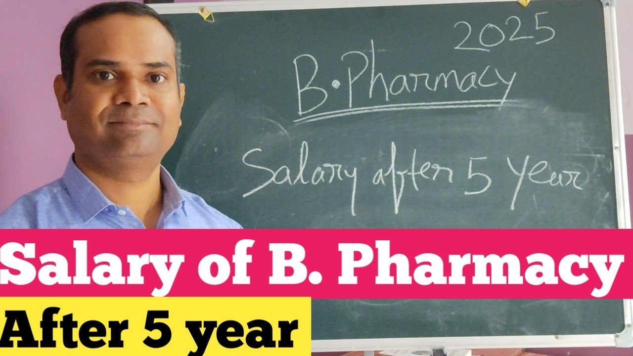 Salary of B pharmacy after 5 year in india