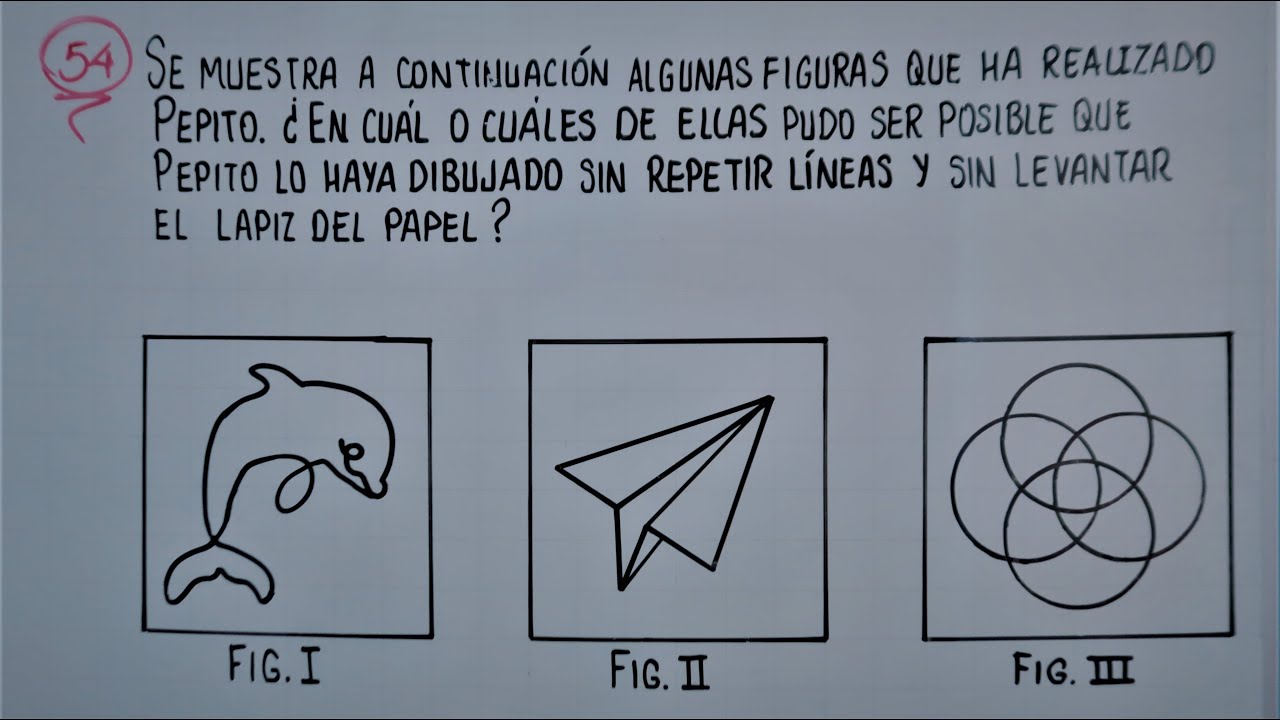 Trazado de Figuras | Figuras de un solo Trazo | Habilidad Lógico Matemático