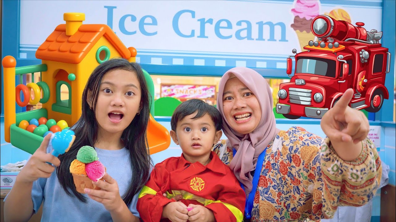 VLOG JEMPUT SEKOLAH 🎉 MAMAH AJAK ANAK ANAK KE PLAYGROUND