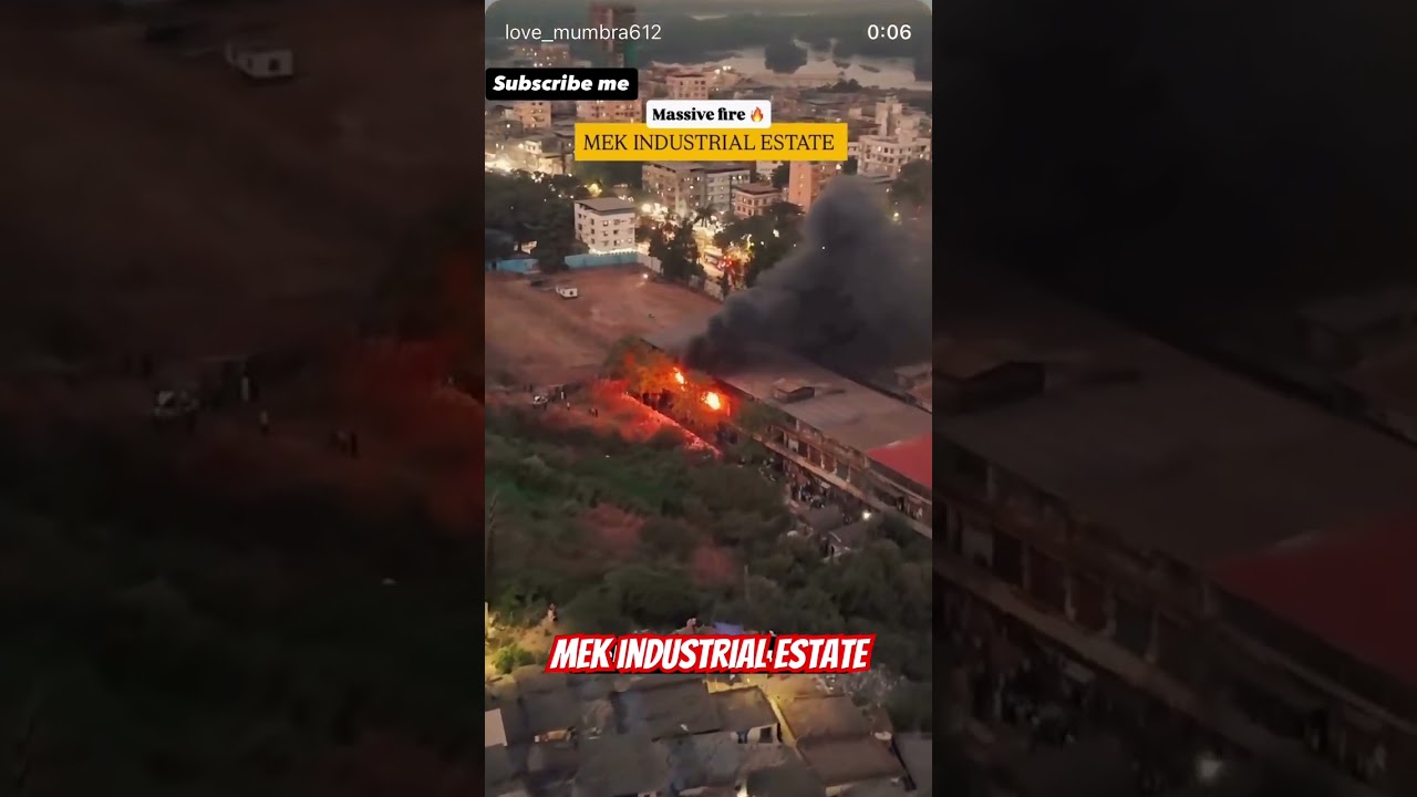 #mumbra #fire Mek industrial estate massive fire mumbra #industrialfire Mumbra update