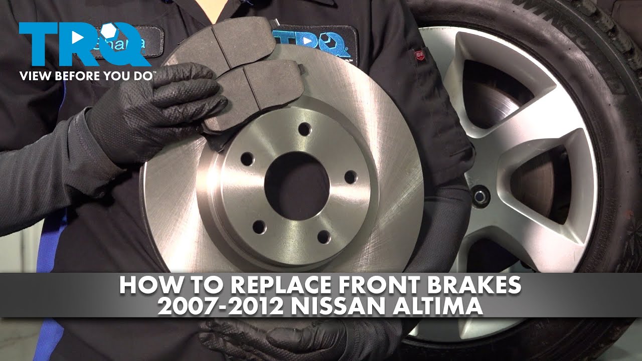 How to Replace Front Brakes 2007-2012 Nissan Altima