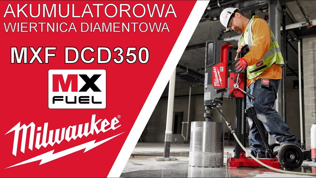 MILWAUKEE MX FUEL™ MXF DCD350 akumulatorowa wiertnica diamentowa
