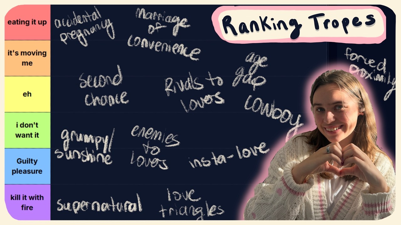 Tier ranking romance tropes (w/ recs for each!)