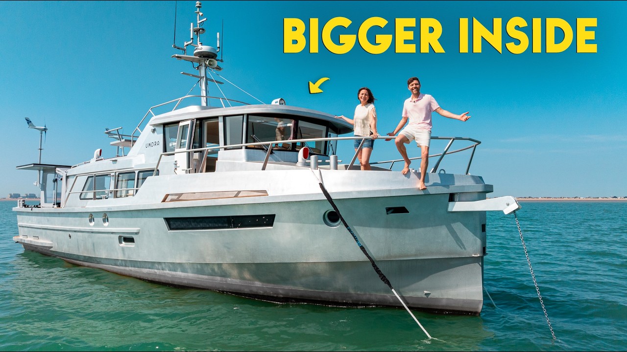 Inside Our 50ft Aluminum Explorer Yacht
