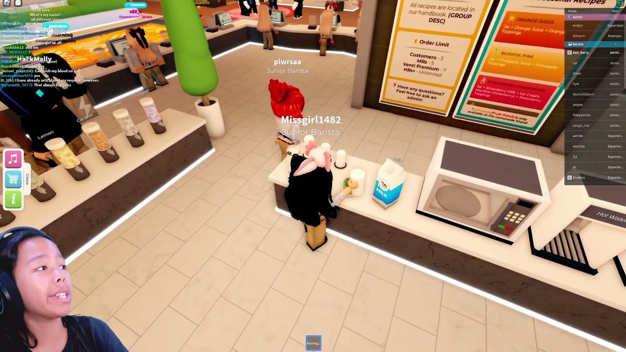 Roblox Venti Café ☕ My First Day Working at the Cutest Coffee Shop!