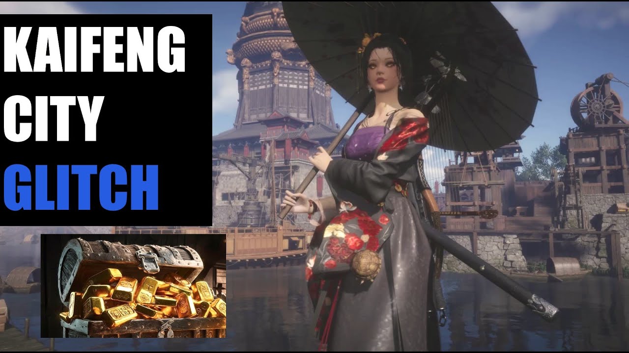 Farming GLITCH in Kaifeng City , UNLIMITED MONEY + MATERIALS , Easy and Fast Guide, WHERE WINDS MEET