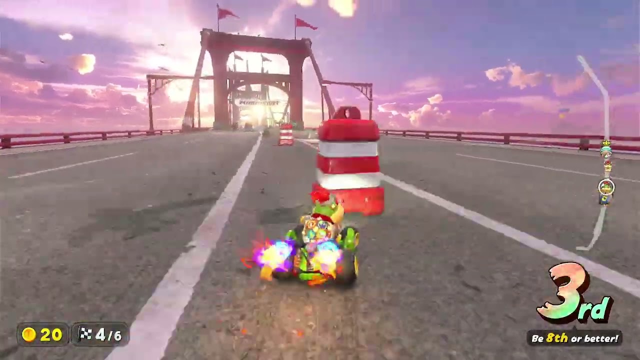 Mario Kart World - Cloud Rally in 150cc