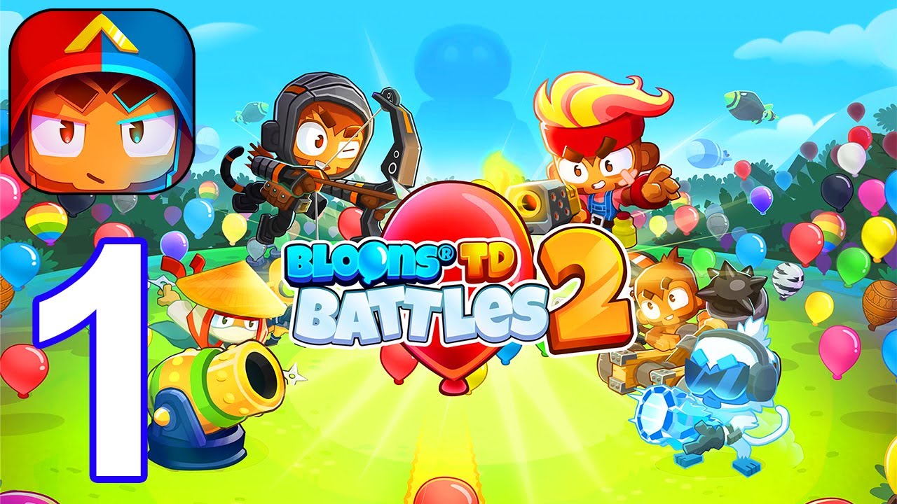 Bloons TD Battles 2 - Gameplay Walkthrough Part 1 Tutorial (Android,iOS)