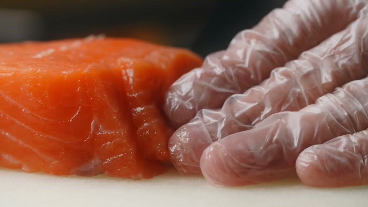 Ikan Salmon Super Fresh, Sekali Gigit Langsung Meleleh!