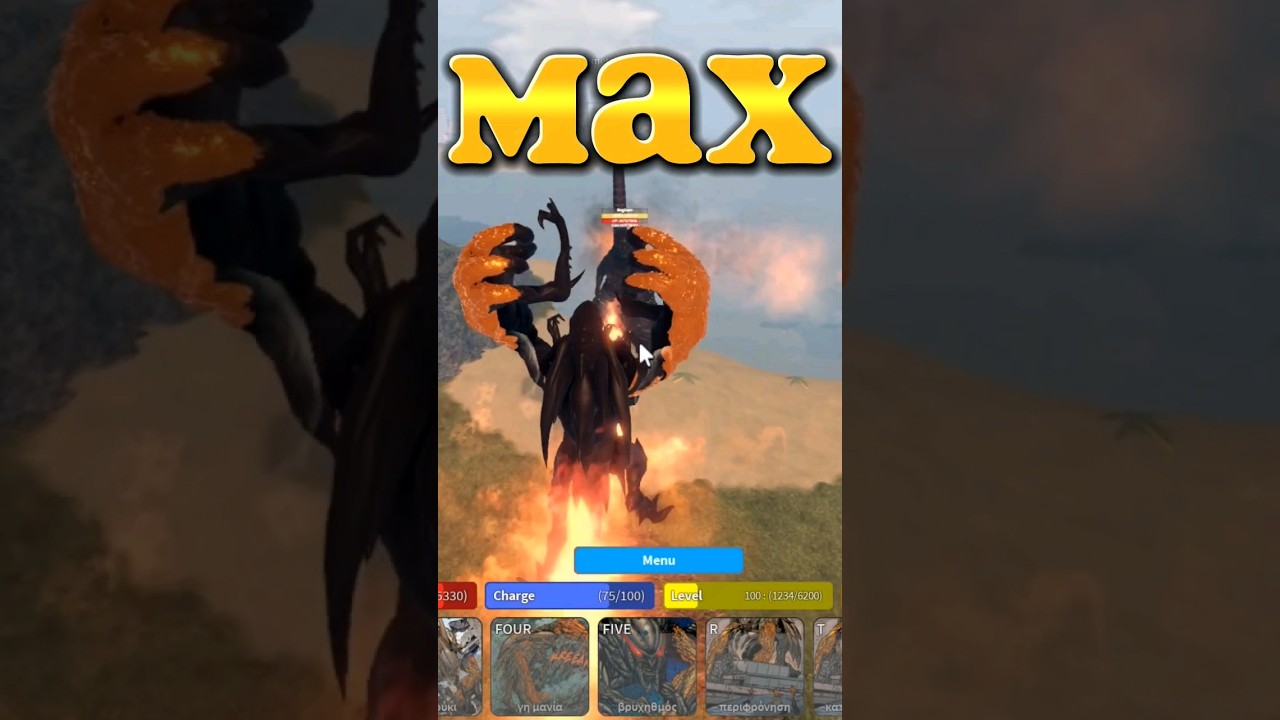 MAX MUTO PRIME DESTROYS! - Roblox Kaiju Universe #godzilla #gaming #kaijuuniverse #shorts #edit