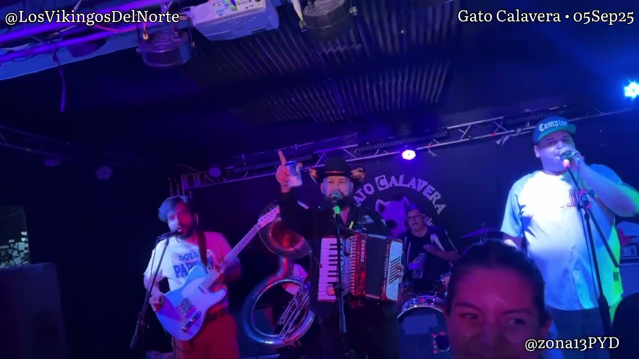 Los Vikingos Del Norte - popurr&iacute; - Gato Calavera