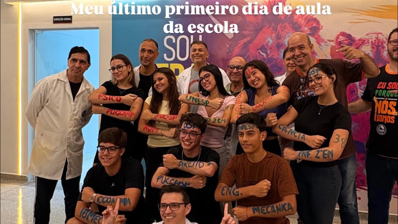 meu primeiro dia de aula do terceirão ☺️✌️✌️
