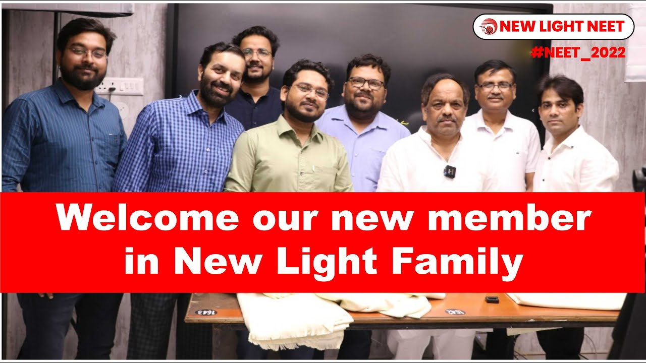 Welcome our new member in New Light Family | New light Institute | Dr. S.P. Singh #neet_2022