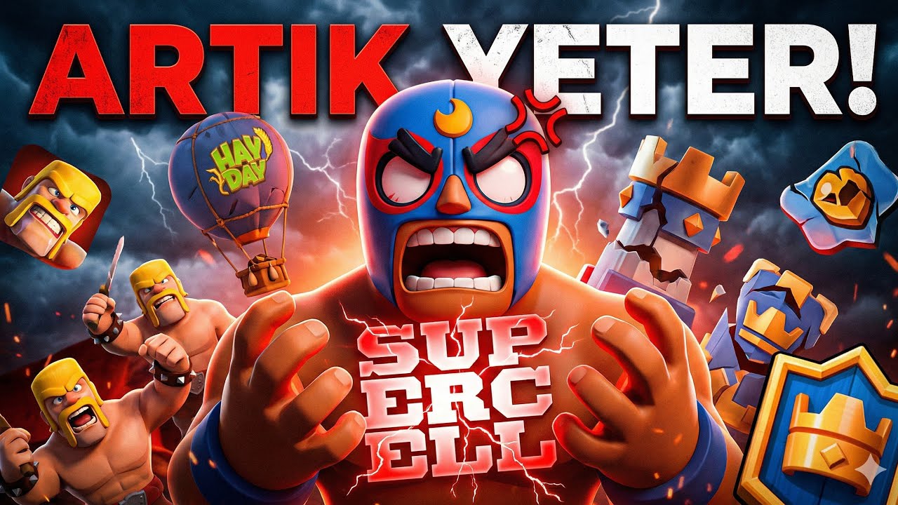 SUPERCELL EMEĞİMİZİ ÇALDI